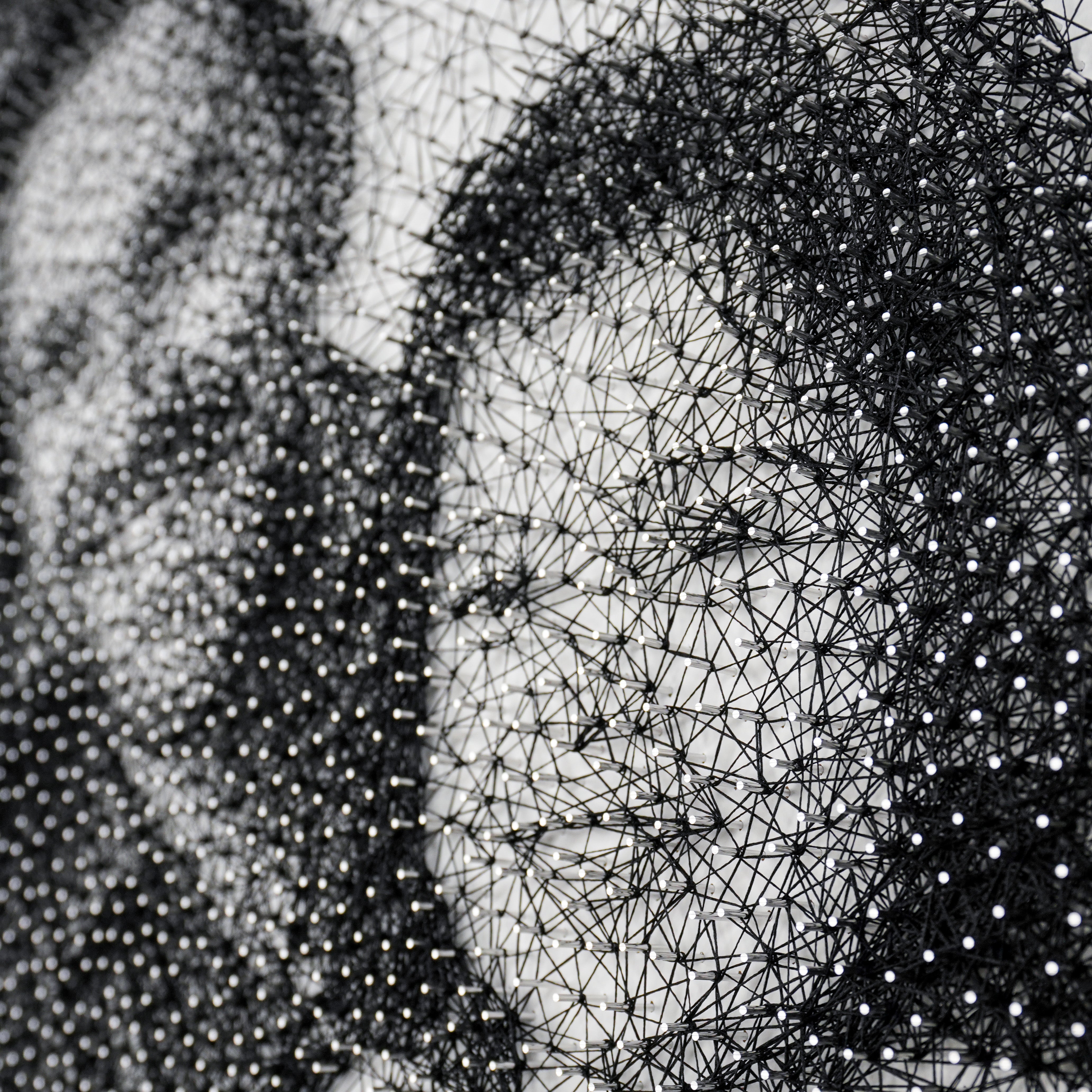 Personalisiertes Fadenbild, 81x57 cm, 8036 Nägel
