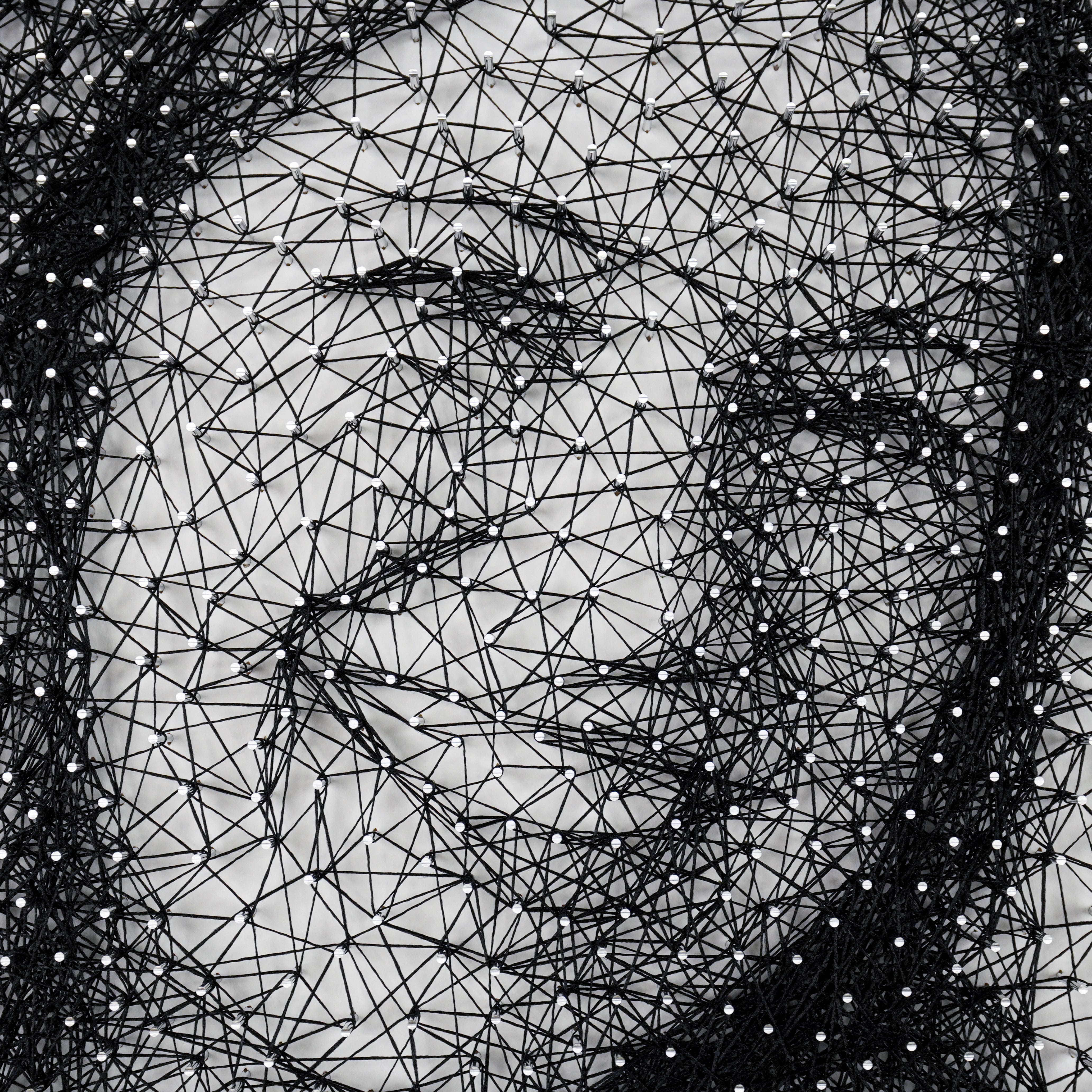 Personalisiertes Fadenbild, 81x57 cm, 8036 Nägel